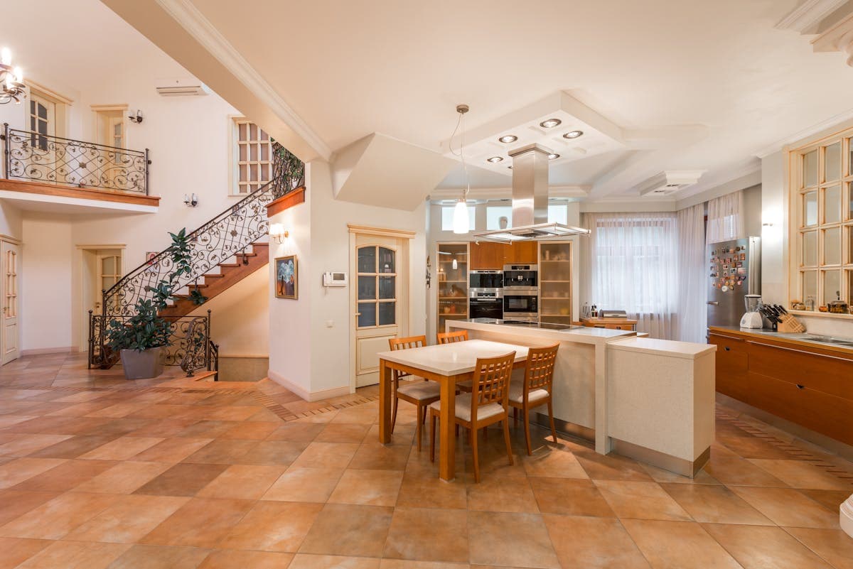 Real kitchen/dining cabinetry reference suitable for dresser-style fitted storage inspiration.